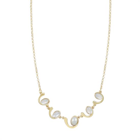 COLLANA RICCIOLI CON PIETRE IN ARGENTO 925°/°°