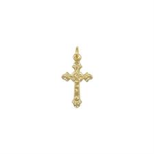 PENDENTE CROCE CON CRISTO PICCOLA 20MM IN ARGENTO 925°/°°