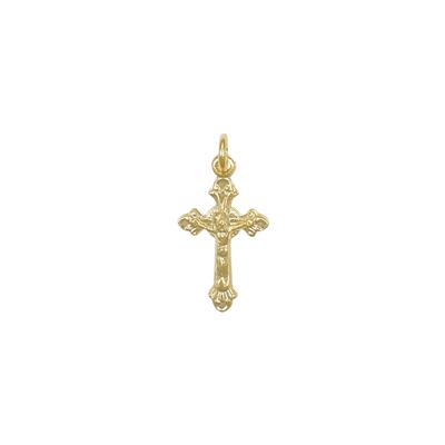 PENDENTE CROCE CON CRISTO PICCOLA 20MM IN ARGENTO 925°/°°