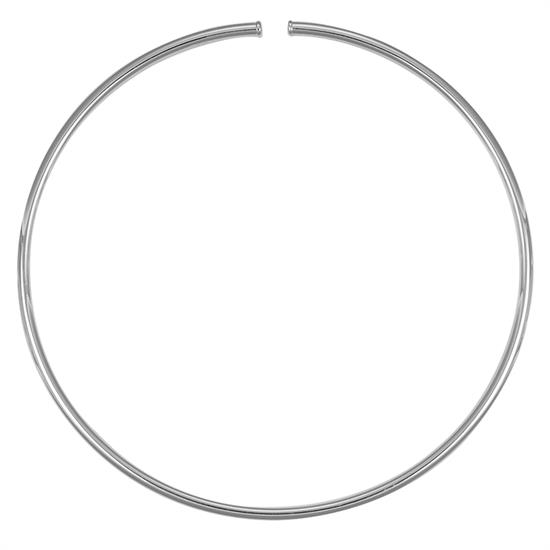 COLLANA RIGIDA TUBO 4MM ARMONICO IN ARGENTO 925°/°°