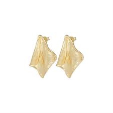 ORECCHINO ROMBO IRREGOLARE SATINATI IN ARGENTO 925°/°°