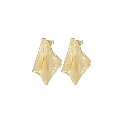 ORECCHINO ROMBO IRREGOLARE SATINATI IN ARGENTO 925°/°°