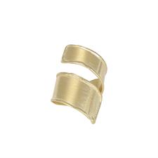 ANELLO FASCIA CONTRARIE' SCALARE SATINATA IN ARGENTO 925°/°°