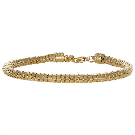 BRACCIALE VENEZIANA MORBIDA 4MM IN ACCIAIO