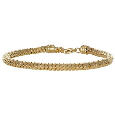 BRACCIALE VENEZIANA MORBIDA 4MM IN ACCIAIO