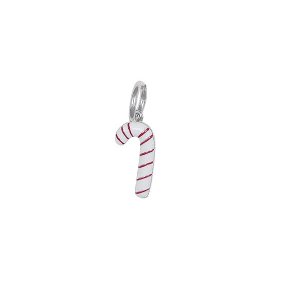 PENDENTE CANDY CANES SMALTATO IN ARGENTO 925°/°°