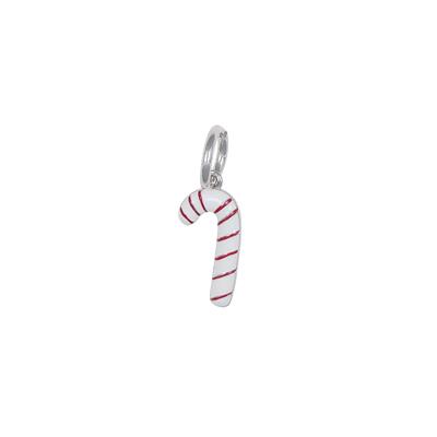 PENDENTE CANDY CANES SMALTATO IN ARGENTO 925°/°°
