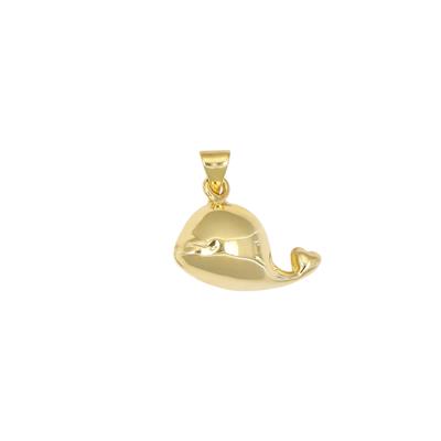 PENDENTE BALENA IN ELETTROFORMATURA IN ARGENTO 925°/°°