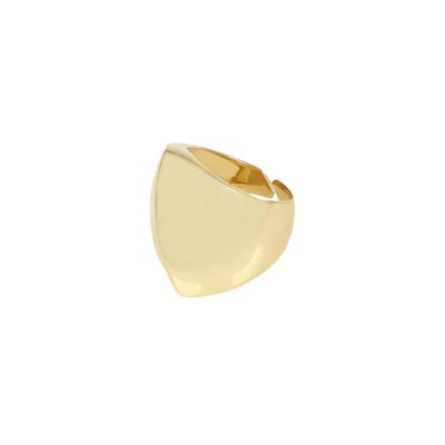 ANELLO FASCIONE ELMETTO  CON RIGA IN ARGENTO 925°/°°