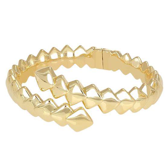 BRACCIALE MANETTA ARMONICA ROMBI ELETTROFORMATURA IN ARGENTO 925°/°°