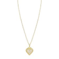 COLLANA ROLLO CON CUORE SACRO E ZIRCONI IN ARGENTO 925°/°°
