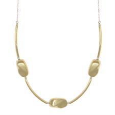 COLLANA GIROCOLLO BACCHETTE E BAROCCHE IN ARGENTO 925°/°°