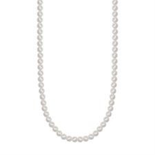 COLLANA SHELL WHITE CON CHIUSURA IN ARGENTO 925°/°°