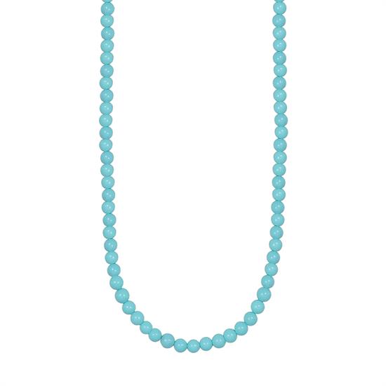 COLLANA SHELL TURQ CON CHIUSURA IN ARGENTO 925°/°°