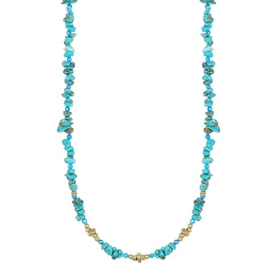 COLLANA SCAGLIE DI AULITE E METALLO IN ARGENTO 925°/°°