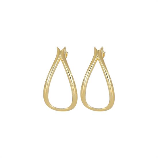 ORECCHINO FILO GOCCIA OVALE IN ARGENTO 925°/°°