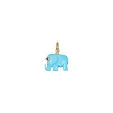 PENDENTE ELEFANTE PIETRA IN ARGENTO 925°/°°
