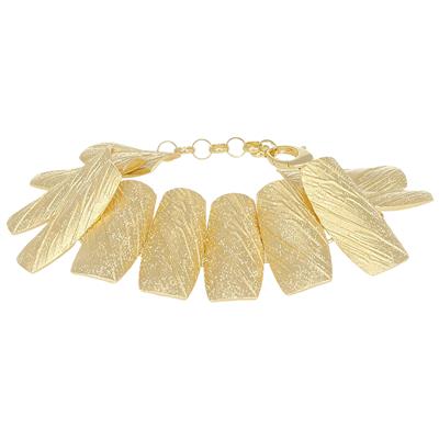 BRACCIALE PLACCHE DIAMANTATE IN ARGENTO 925°/°°