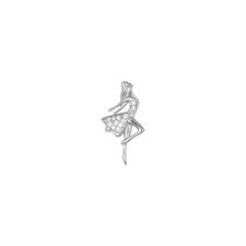 PENDENTE BALLERINA POSA ZIRCONATA IN ARGENTO 925°/°°