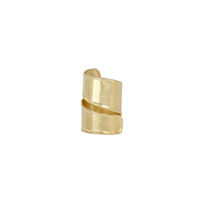 ANELLO FASCIA CONTRARIE' SATINATA IN ARGENTO 925°/°°