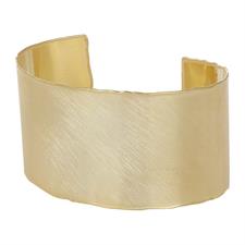 BRACCIALE MANETTA 35MM SATINATA CON REGOLAZIONE IN ARGENTO 925°/°°