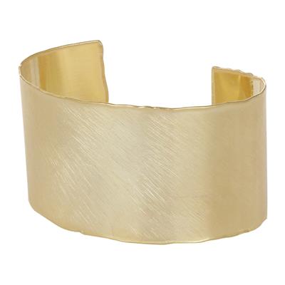 BRACCIALE MANETTA 35MM SATINATA CON REGOLAZIONE IN ARGENTO 925°/°°