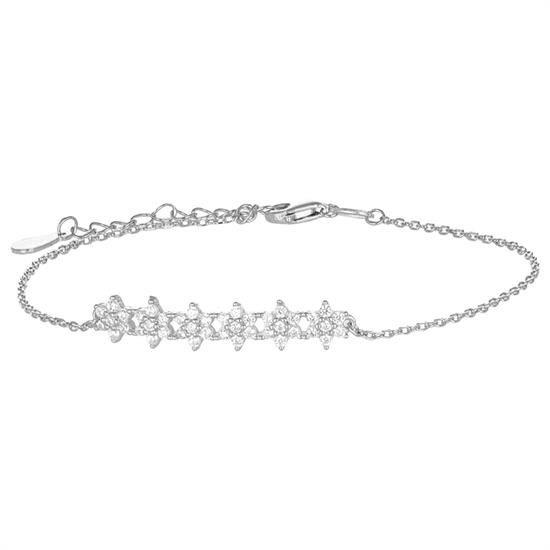 BRACCIALE BARRETTA SEI STELLE ZIRCONATE IN ARGENTO 925°/°°