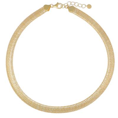 COLLANA MORBIDA CALZA IN ARGENTO 925°/°°